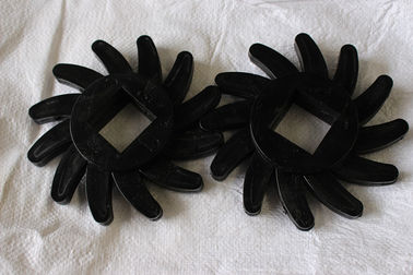 Black 90a Polyurethane Coating Bushings Replacement , Aging Resistant