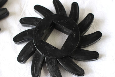Black 90a Polyurethane Coating Bushings Replacement , Aging Resistant