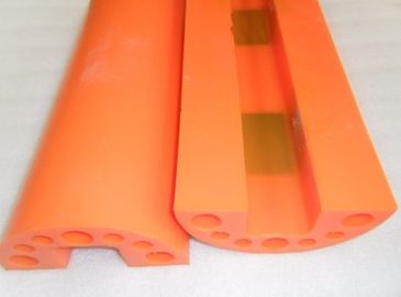Elastic Industrial Polyurethane Parts Nature PU With Abrasion Resistance