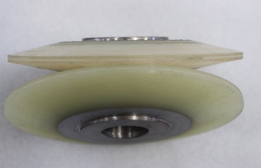Single Polyurethane Wheels Abrasion Resistant PU Rollers Wheelsnon-woven Flap Brush