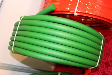 Green Polyurethane Round Belt / 8mm pu conveyor belt for driving