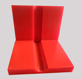 Elastic abrasion resistance Industrial Red PU Polyurethane parts