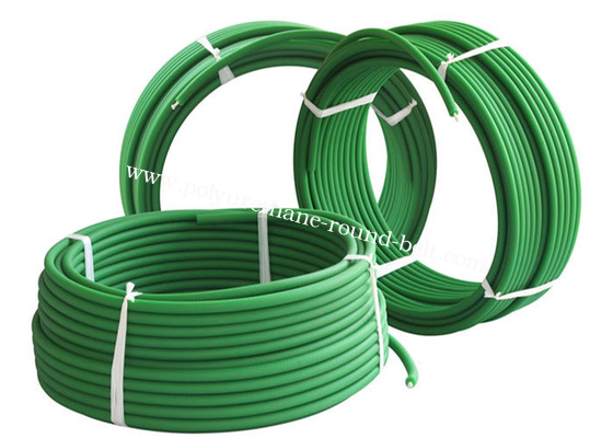 Any Color 2mm-20mm Diameter Polyurethane Rough Round Belt For Transmission
