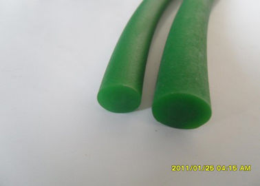Tensile Strength Polyurethane Round Belt / Green PU Extruded Belt