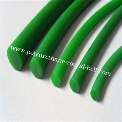 Any Color 2mm-20mm Diameter Polyurethane Rough Round Belt For Transmission